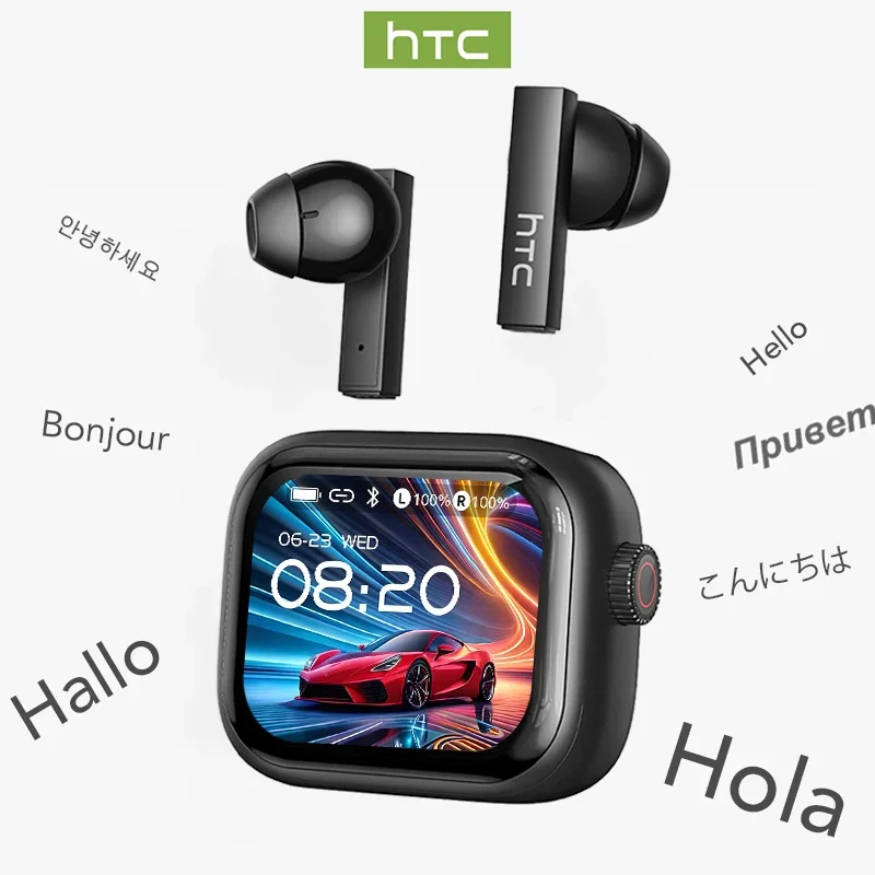 Open Ear Air Conduction Headphones - [Ultra HD Screen] HTC NE40 Earphones