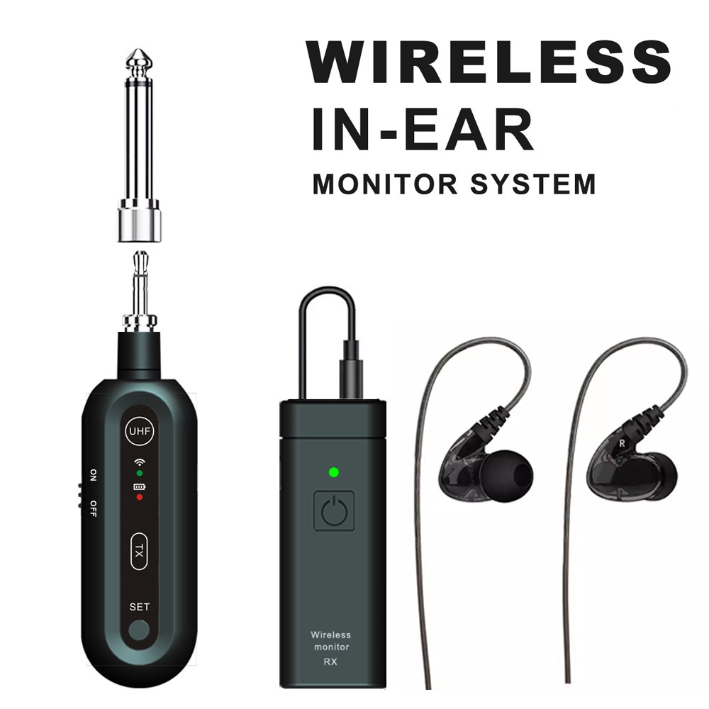 In Ear Monitors For Singers - M1 Monaural Wireless Monitoring System UHF