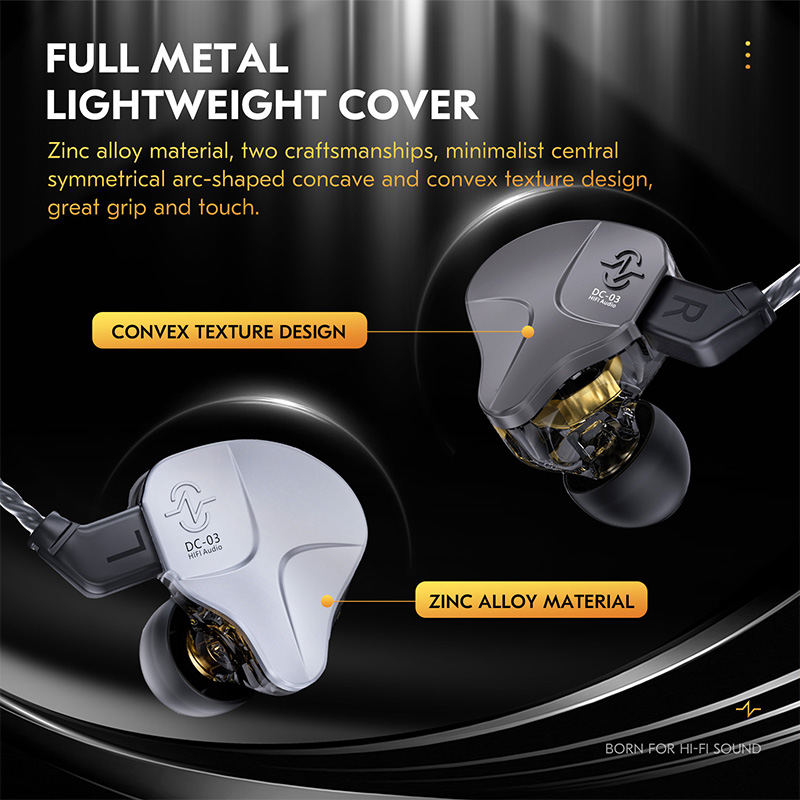 CCZ DC03 IEM Wired Earbuds 10m - In Ear Monitors For Singers 评论和价格