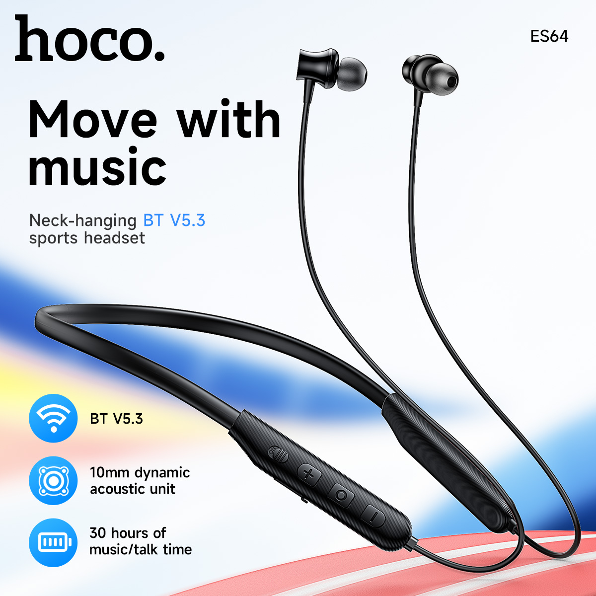 HOCO Neckband Wireless Bluetoo - Magnetic Neckband Sports Earphones 评论和价格
