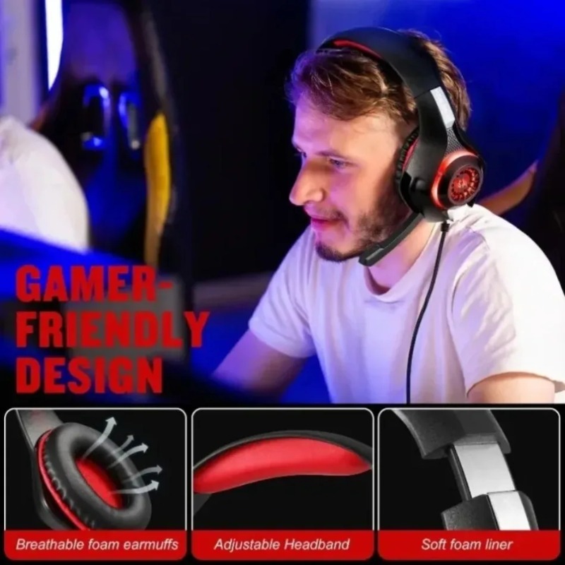 Wired Gaming Headset Over Ear  - Gaming Headset With Mic Rgb 评论和价格