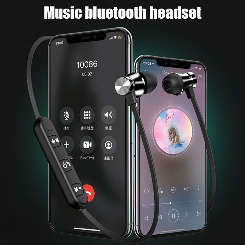 New Bluetooth 4.2 Wireless Spo - Magnetic Neckband Sports Earphones 评论和价格