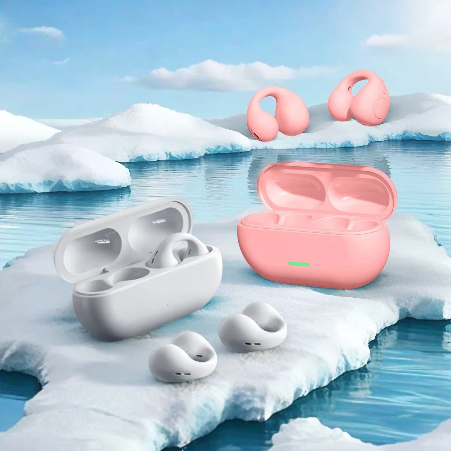 Bluetooth Headset 5.3 Wireless - Open Ear Air Conduction Headphones 评论和价格