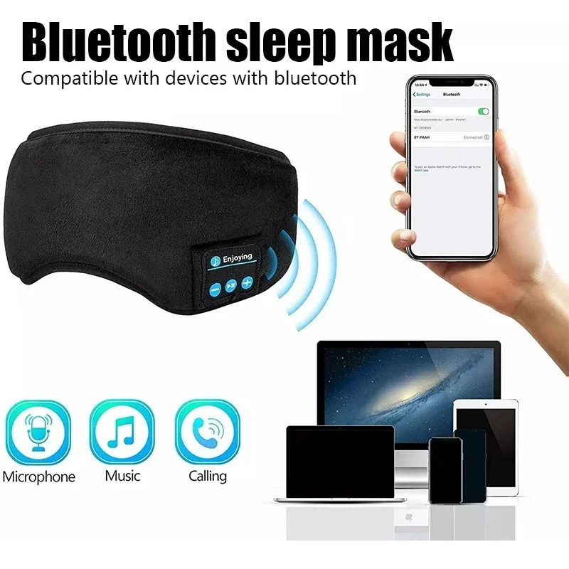 3D Eye Mask Bluetooth Headphon - Sleep Mask Headphones Bluetooth 评论和价格
