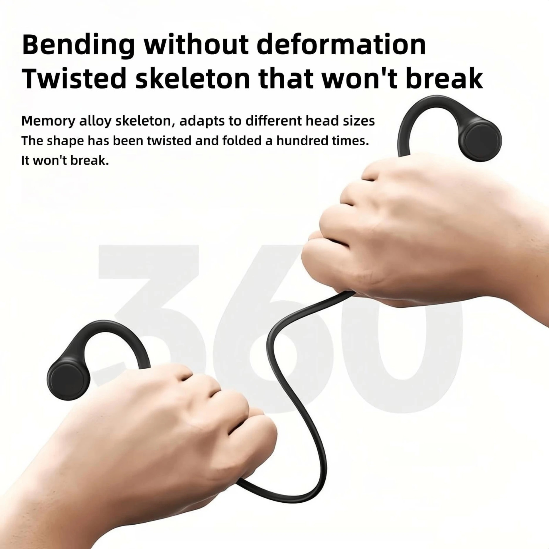 LonMao B33 Bone Conduction Ear - Bone Conduction Running Headphones 评论和价格