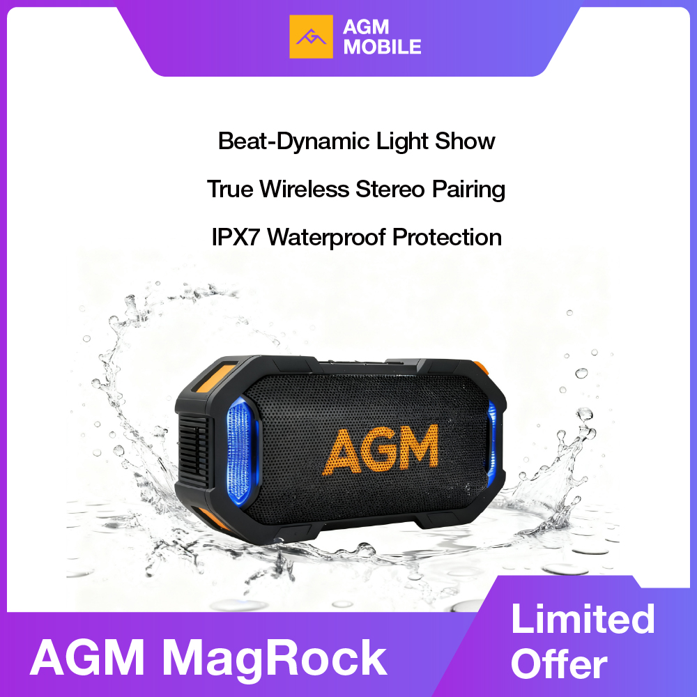 AGM Outdoor Wireless Speaker B - Portable Bluetooth Speaker Waterproof Ipx7 评论和价格
