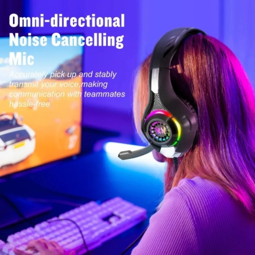Wired Gaming Headphones with M - Gaming Headset With Mic Rgb 评论和价格