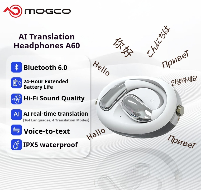 A60 Business AI Translator Ear - Headphones 评论和价格