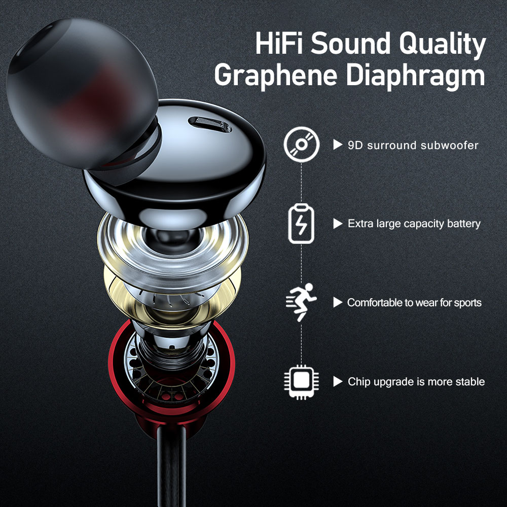 EARDECO Original Bluetooth Hea - Magnetic Neckband Sports Earphones 评论和价格