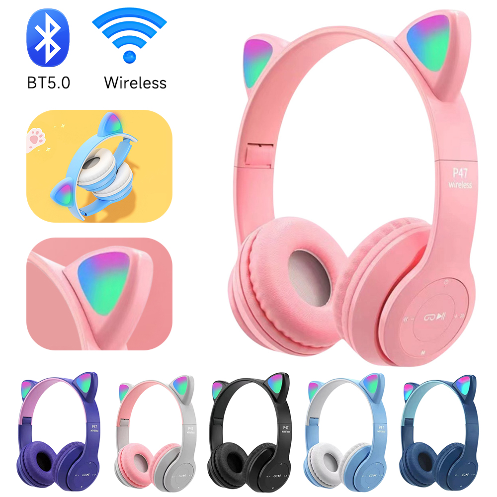 P47M Wireless Bluetooth Headse - Gaming Headset With Mic Rgb 评论和价格