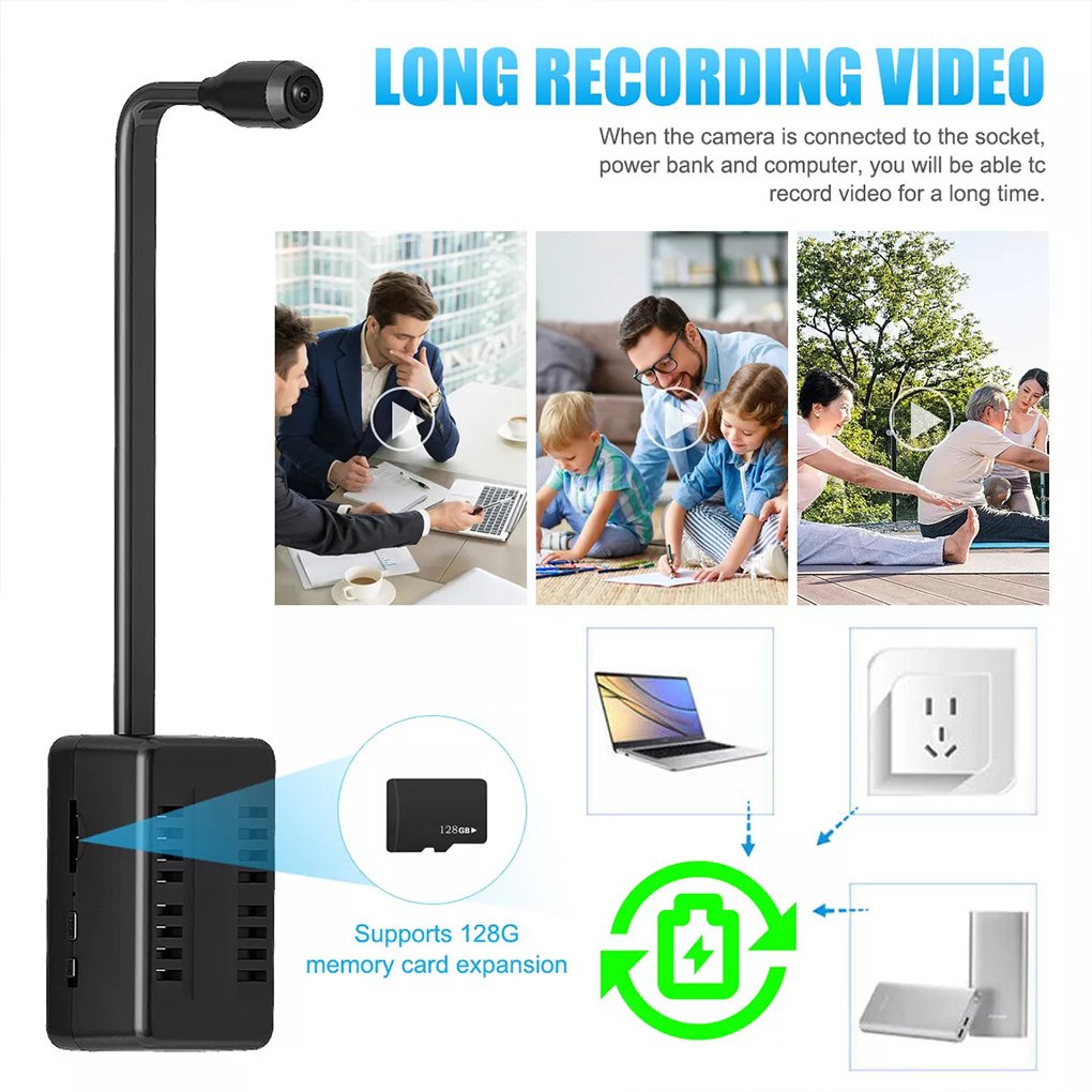 Mini Camera Flexible Lens 1080 - Cameras 评论和价格