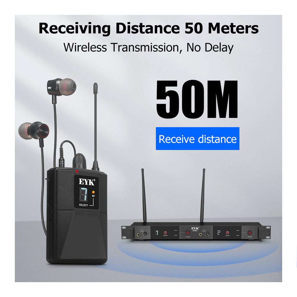 EYK IEM82 UHF Wireless In Ear  - In Ear Monitors For Singers 评论和价格
