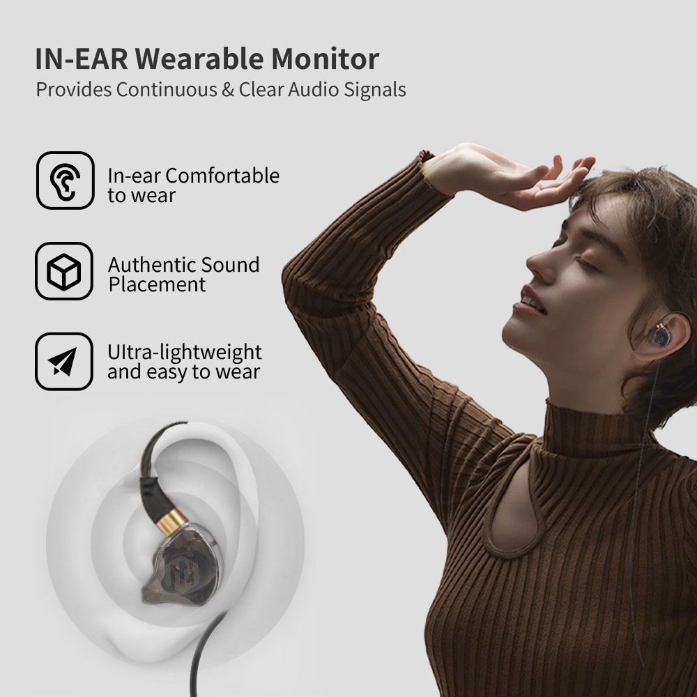 LMBGM SE9 UHF Wireless In Ear  - In Ear Monitors For Singers 评论和价格