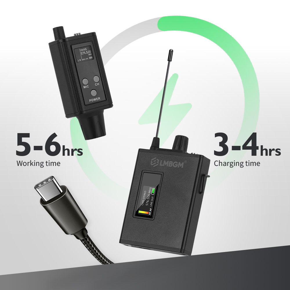 LMBGM SE9 UHF Wireless In Ear  - In Ear Monitors For Singers 评论和价格