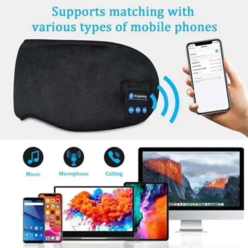 Wireless Bluetooth Sleep Headb - Sleep Mask Headphones Bluetooth 评论和价格