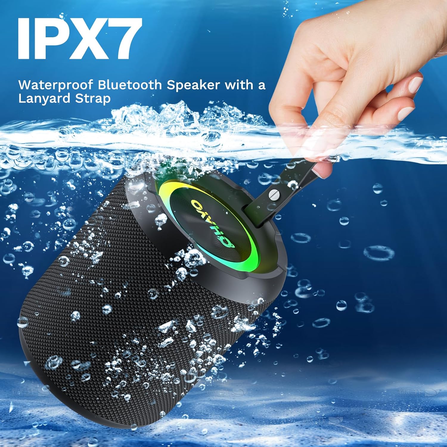 OHAYO 40W Wireless Portable Bl - Portable Bluetooth Speaker Waterproof Ipx7 评论和价格