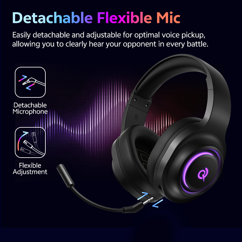 QCY Heroad V200 Gaming Headset - Gaming Headset With Mic Rgb 评论和价格