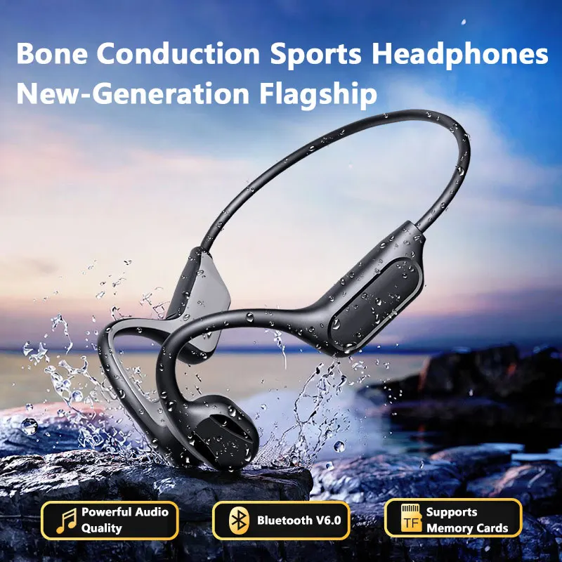 NEW IPX8 Sports Bone Conductio - Bone Conduction Running Headphones 评论和价格