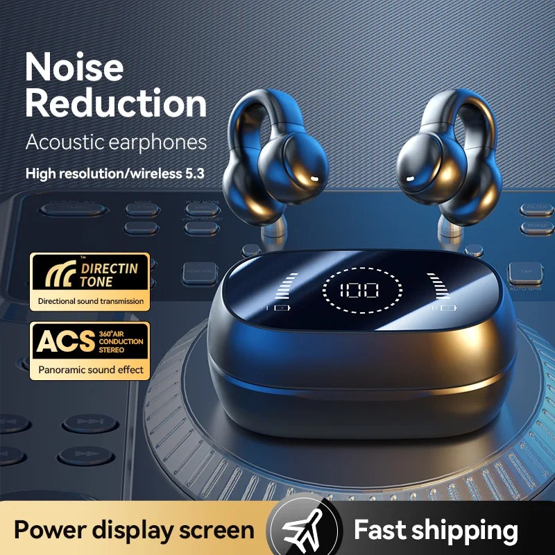 Wireless TWS Bone Conduction B - Tws Earbuds Bluetooth 5.3 评论和价格