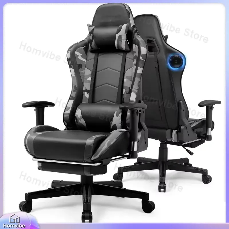 Ergonomic Gaming Chair with Bl - Speakers 评论和价格