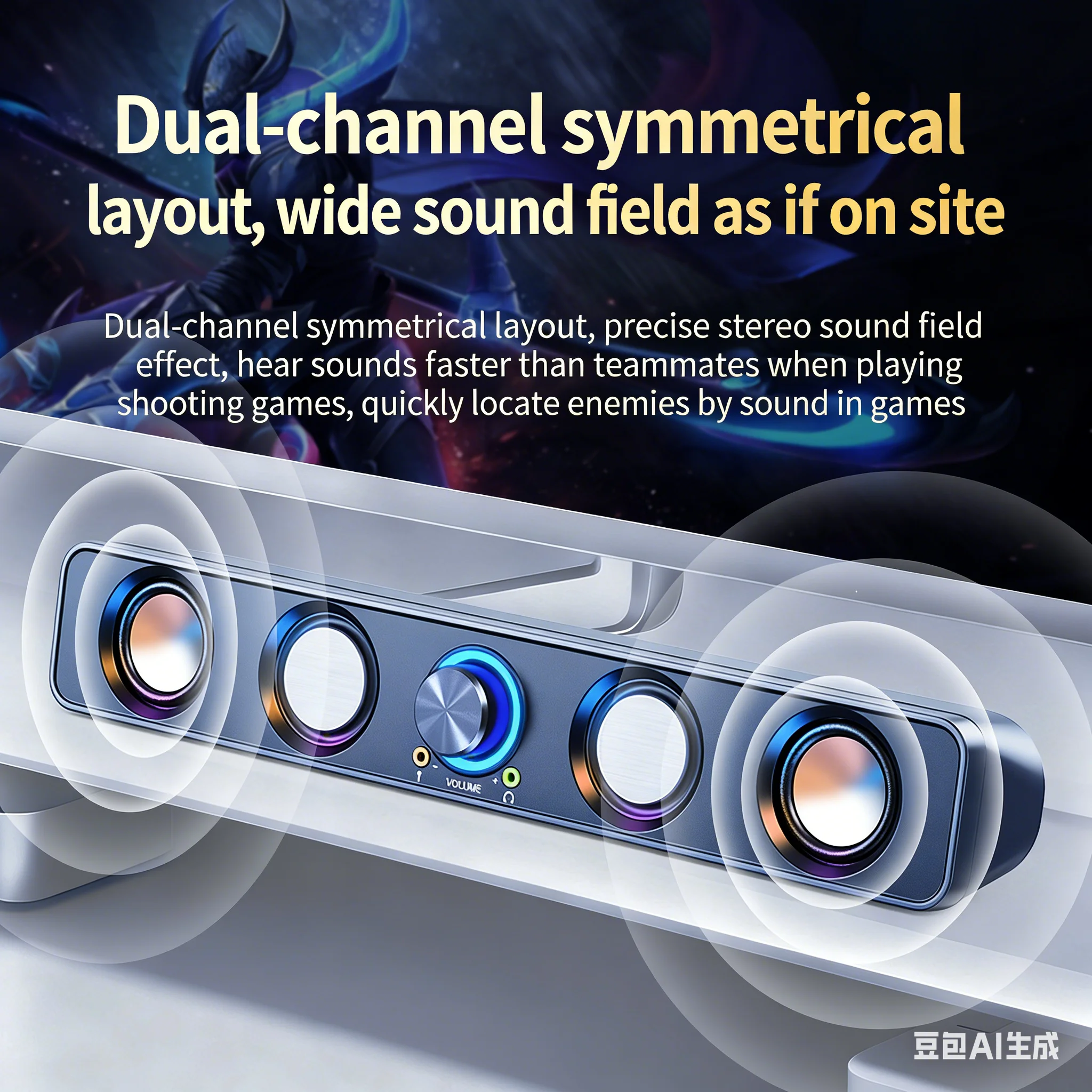 Home Theater Speakers System S - Rgb Computer Soundbar For Pc 评论和价格