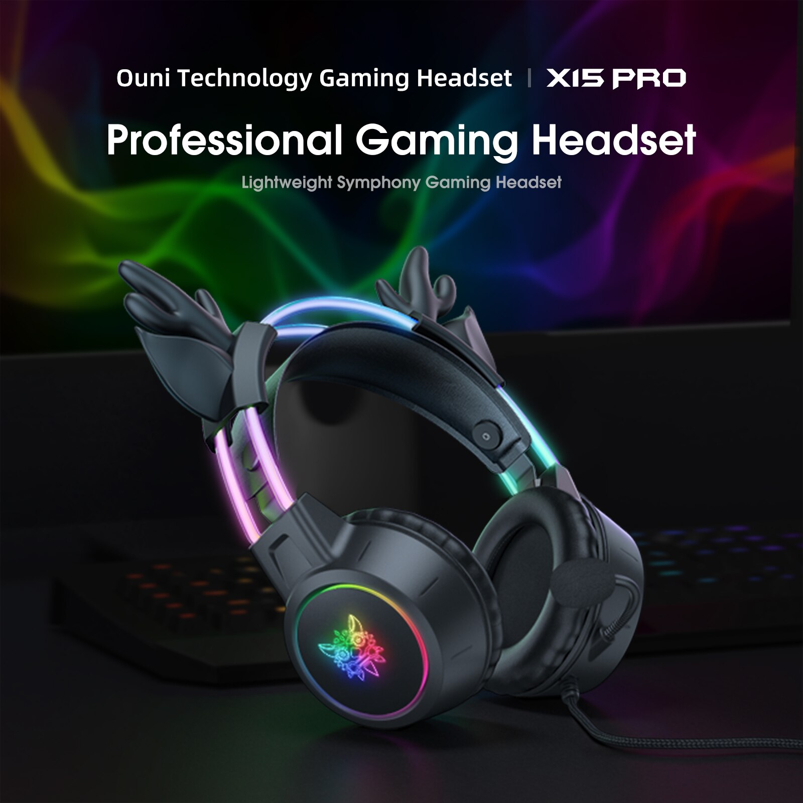 ONIKUMA Gaming Headset for 202 - Gaming Headset With Mic Rgb 评论和价格
