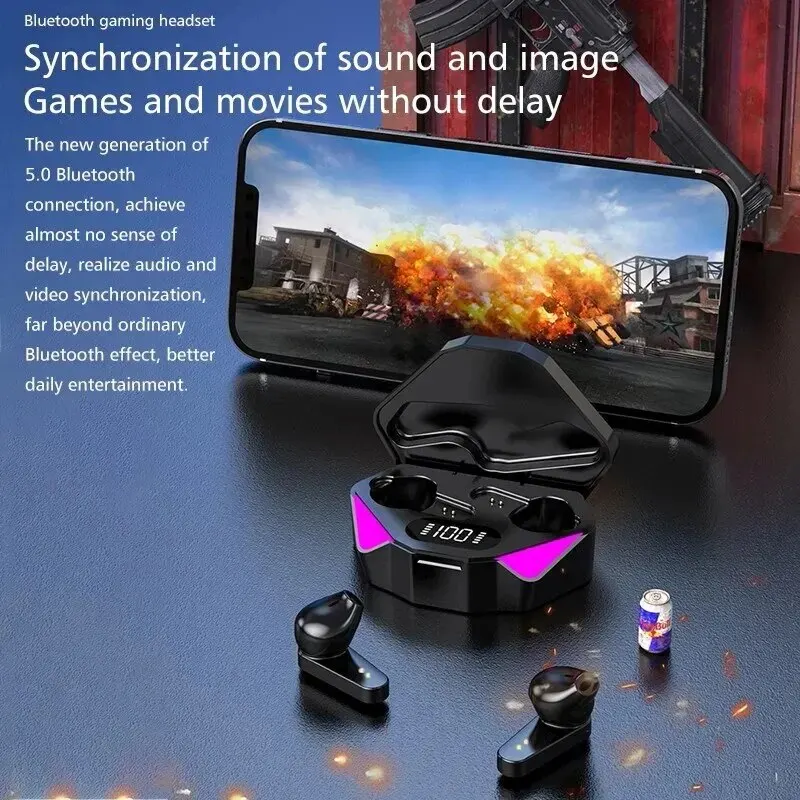 TWS Wireless Bluetooth 5.3 Hea - Gaming Headset With Mic Rgb 评论和价格