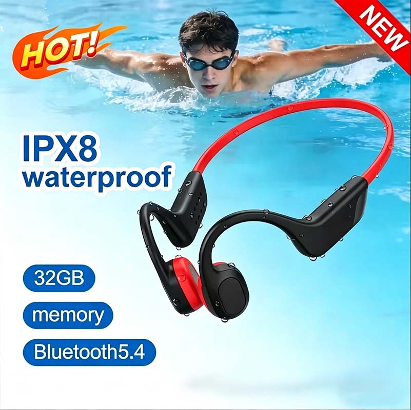 2026 New Bone Conduction Bluet - Bone Conduction Running Headphones 评论和价格