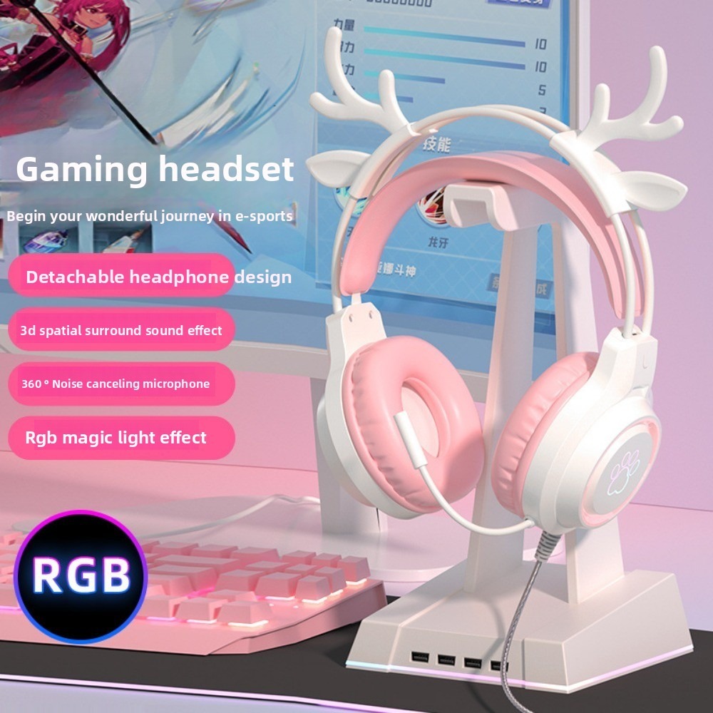 RGB Gaming Earphones with High - Gaming Headset With Mic Rgb 评论和价格