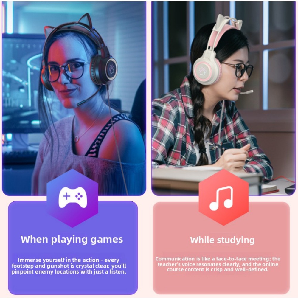 RGB Gaming Earphones with High - Gaming Headset With Mic Rgb 评论和价格
