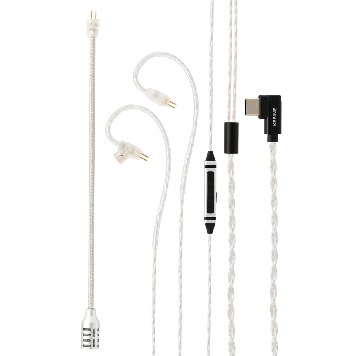Kefine Gaming Cable for HiFi W - Type C Wired Earphones With Mic 评论和价格