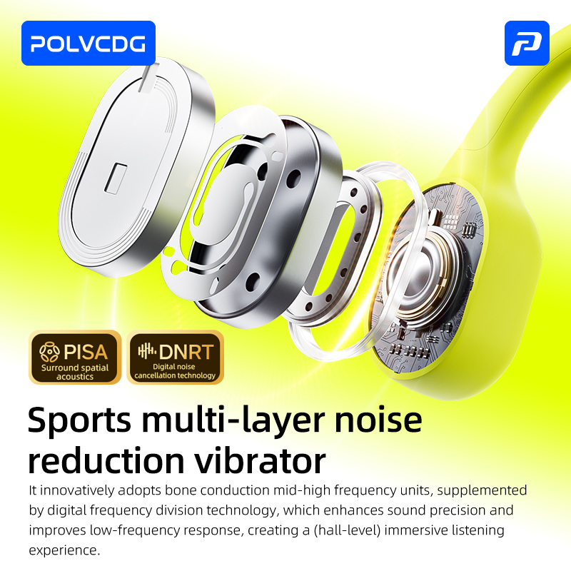 POLVCDG 8G Memory Bone-Conduct - Bone Conduction Running Headphones 评论和价格