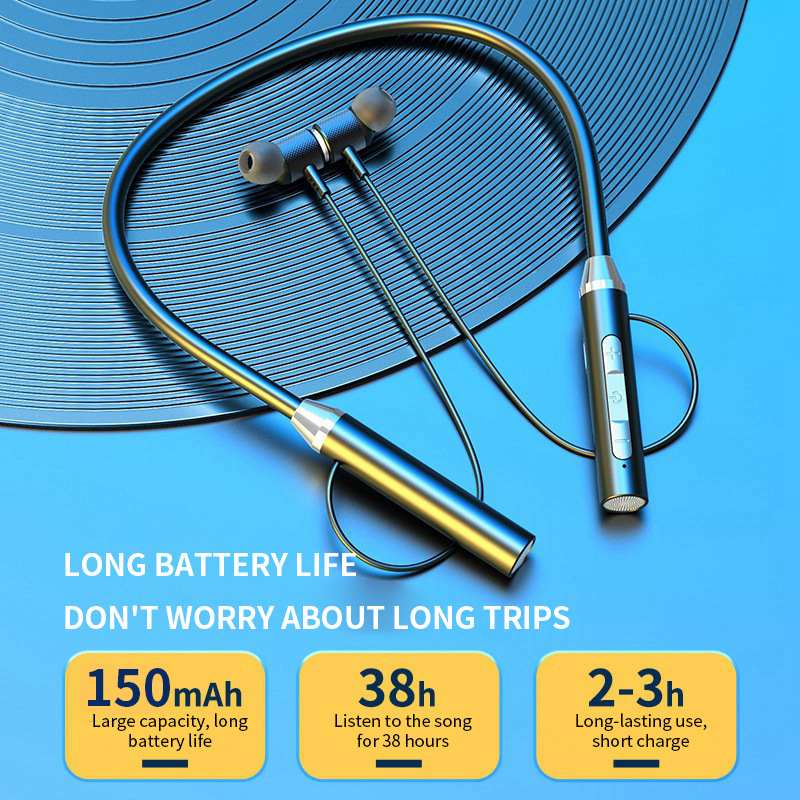 Bluetooth 5.0 Neckband Earphon - Magnetic Neckband Sports Earphones 评论和价格